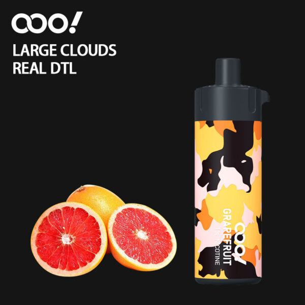 OOO! DL/DTL E-papierosy Jednorazowe POD Vape Shisha 12000 Puffs 20ml/15ml Regulowany przepływ powietrza