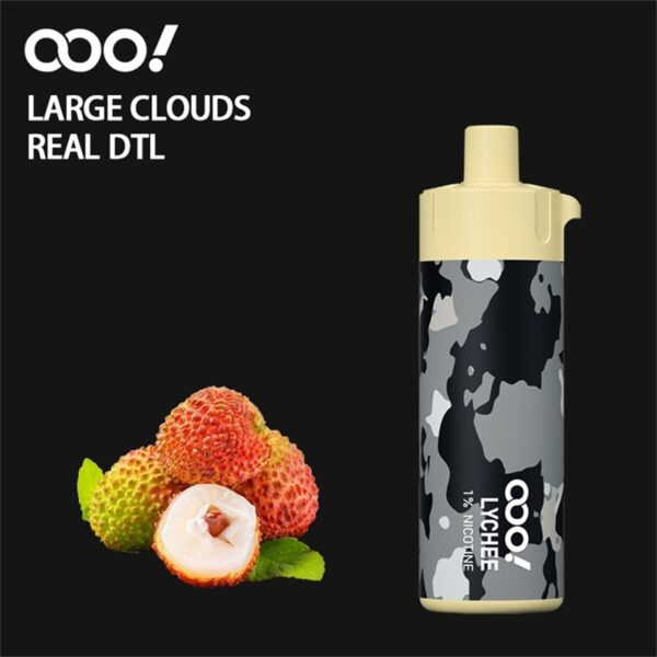 OOO! DL/DTL E-papierosy Jednorazowe POD Vape Shisha 12000 Puffs 20ml/15ml Regulowany przepływ powietrza