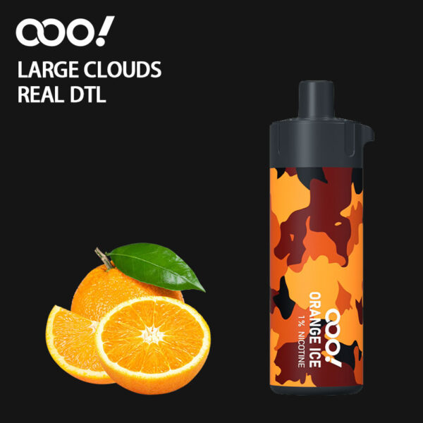 OOO! DL/DTL E-papierosy Jednorazowe POD Vape Shisha 12000 Puffs 20ml/15ml Regulowany przepływ powietrza